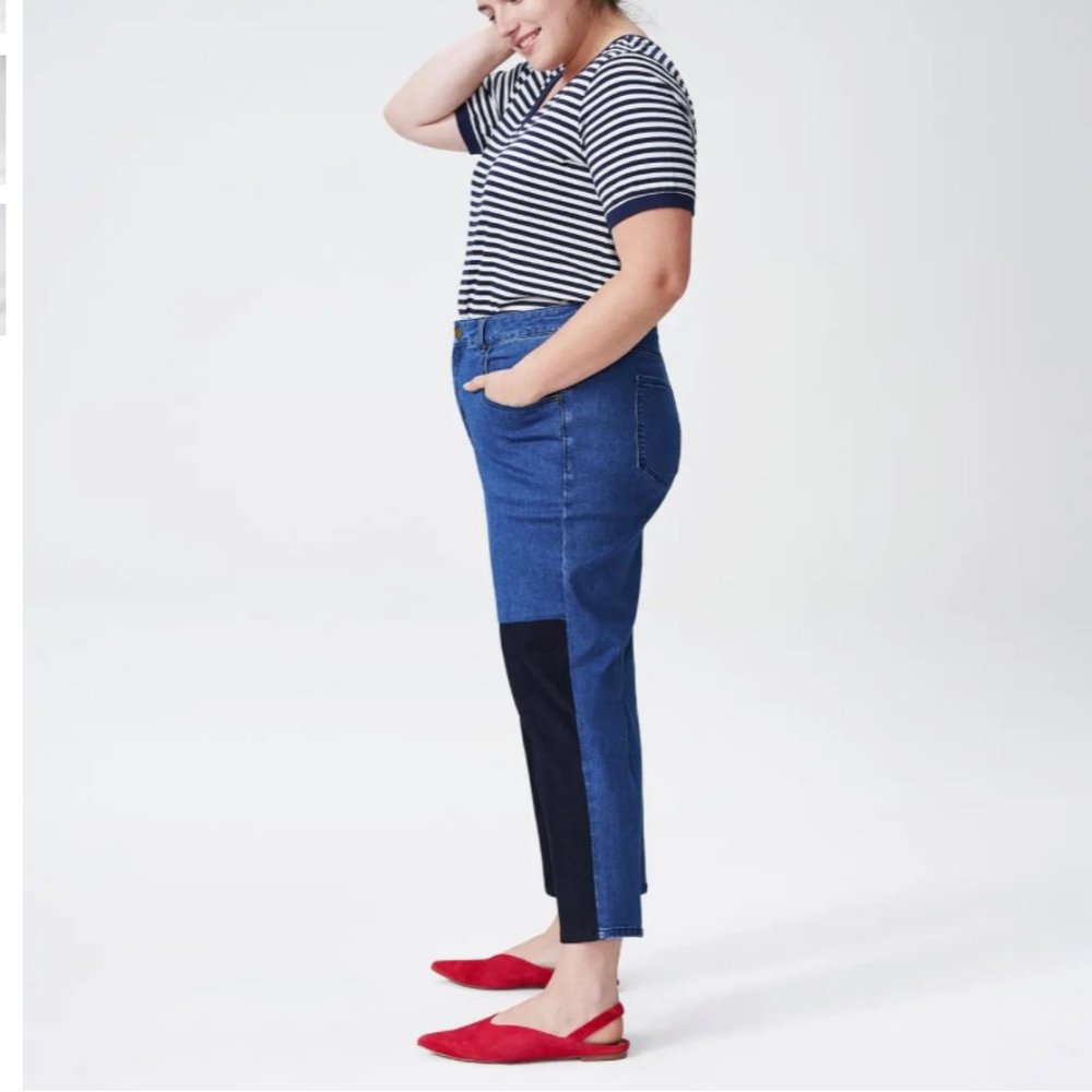 Universal Standard Ravi Colorblock Jeans